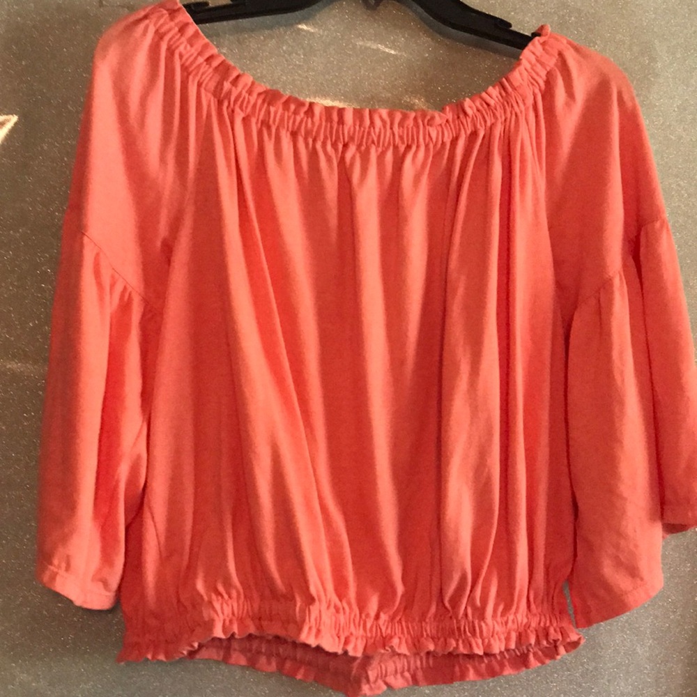 Off the shoulder fall top